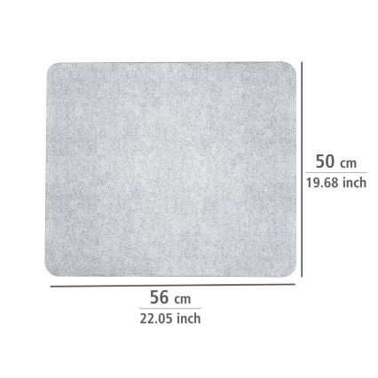 WENKO 2511910800 - Piastra di copertura 50x56 cm trasparente/grigio