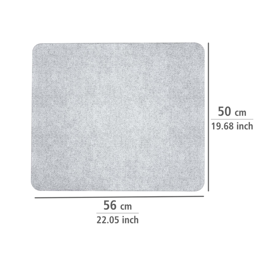 WENKO 2511910800 - Piastra di copertura 50x56 cm trasparente/grigio