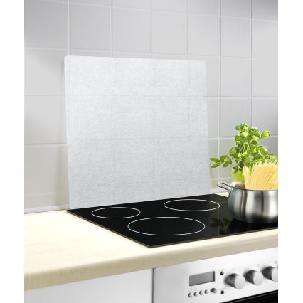WENKO 2511910800 - Piastra di copertura 50x56 cm trasparente/grigio