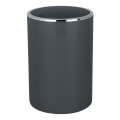 WENKO 25146100 - Cestino INCA 18,5x25,5 cm antracite/cromo lucido