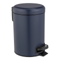 WENKO 25153100 - Cestino per rifiuti LEMAN 17x25 cm blu/nero