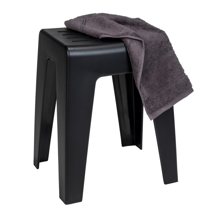 WENKO 25156100 - Sgabello KUMBA 38x47 cm nero