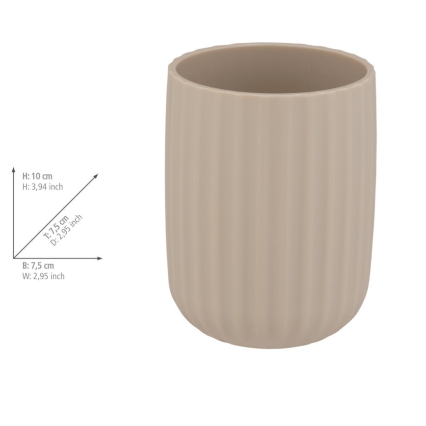 WENKO 25183100 - Bicchiere AGROPOLI 7,5x10 cm beige