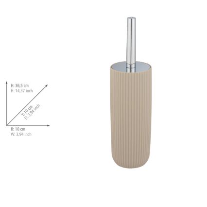 WENKO 25185100 - Scopino WC AGROPOLI 10x36,5 cm beige