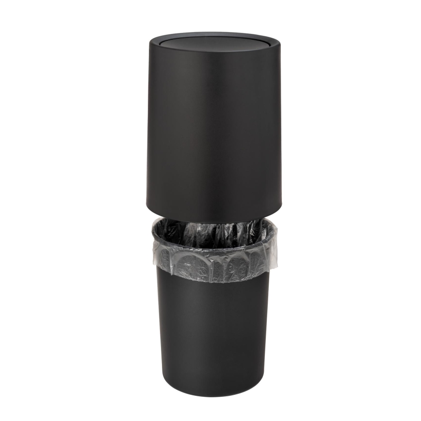 WENKO 25208100 - Cestino ATRI 21x25,5 cm nero