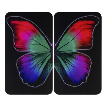 WENKO 2521474500 - Piastra di copertura ABDECKPLATTE - GRAFIK 30x52 cm multicolore