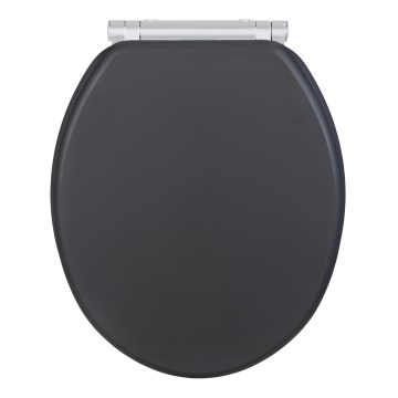 WENKO 25218100-WC sedile MORRA 35x42 cm antracite/argento