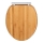 WENKO 25224100 - Sedile WC BAMBOUSA 34,5x40,5 cm marrone/argento