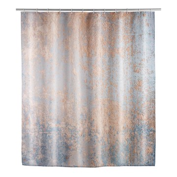 WENKO 25239100 - Tenda per doccia AGATE 180x200 cm multicolore