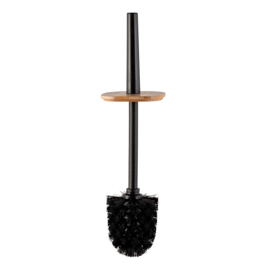 WENKO 25304100 - Set WC ROTELLO 10x36 cm nero/marrone