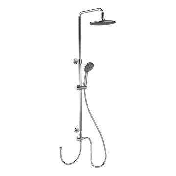 WENKO 25310100 - Set doccia WATERSAVING SYSTEM acciaio inox/cromo lucido