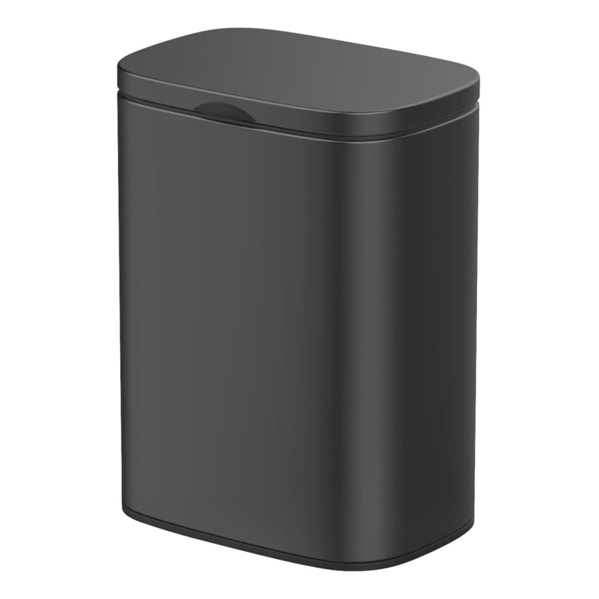 WENKO 25338100 - Cestino SARE 21,5x29,5 cm, nero