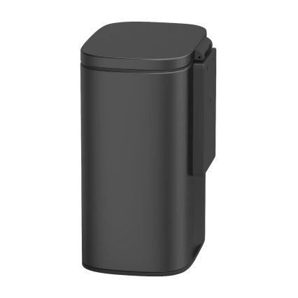 WENKO 25338100 - Cestino SARE 21,5x29,5 cm, nero
