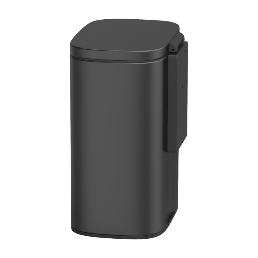 WENKO 25338100 - Cestino SARE 21,5x29,5 cm, nero