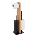 WENKO 25376100 - Set WC LESINA 18x69 cm marrone/nero