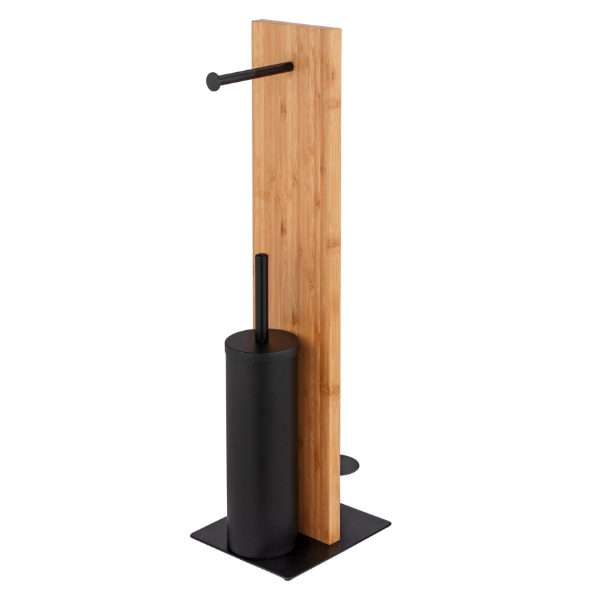 WENKO 25376100 - Set WC LESINA 18x69 cm marrone/nero