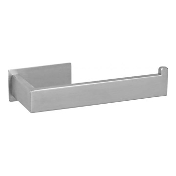 WENKO 25422100 - Porta carta igienica TURBO-LOC GENOVA MATT 15,3x7,6 cm argento