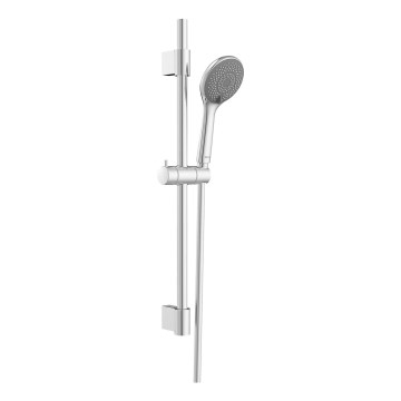 WENKO 25452100 - Set doccia Sistema di risparmio idrico 70 cm, argento