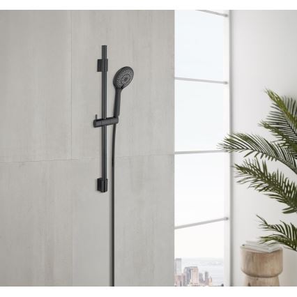 WENKO 25453100 - Set doccia WATERSAVING SYSTEM 70 cm nero