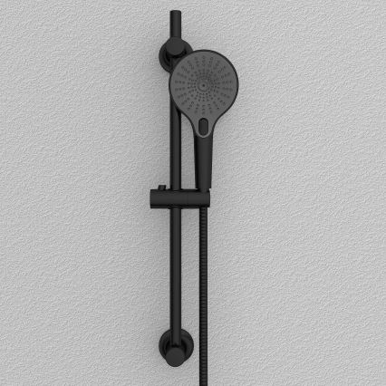 WENKO 25463100 - Asta doccia LIBERTÀ 70 cm nera