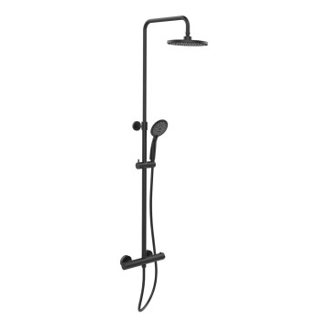 WENKO 25484100 - Sistema doccia WATERSAVING SYSTEM 12x120 cm nero