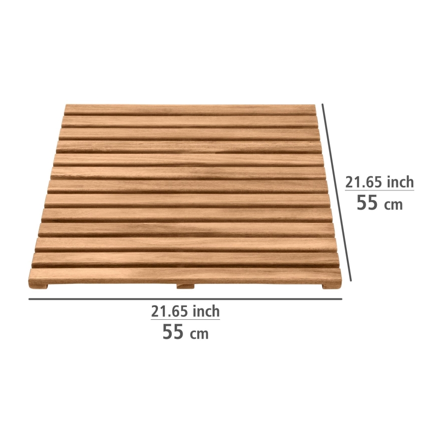 WENKO 25522100 - Zerbino ACACIA 55x55 cm marrone