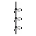 WENKO 25556100-Mensola angolare PURIO 35,5x280 cm argento/grigio