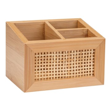 WENKO 25600100 - Organizer ALLEGRE 12x9 cm marrone