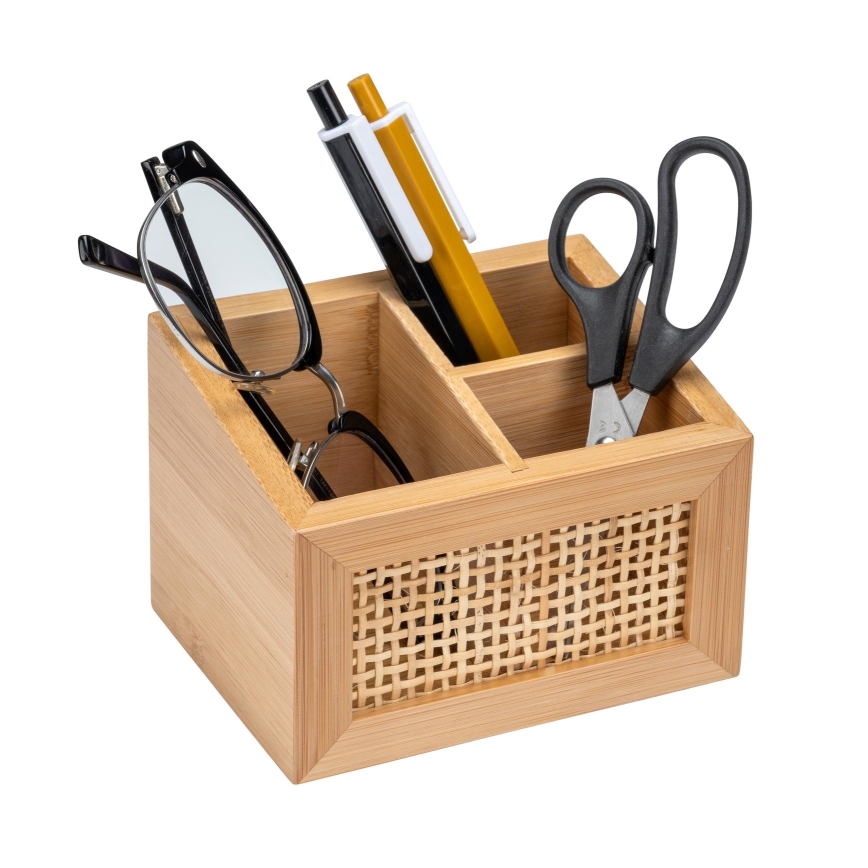WENKO 25600100 - Organizer ALLEGRE 12x9 cm marrone