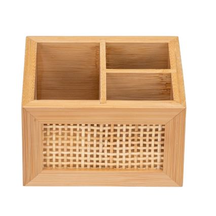 WENKO 25600100 - Organizer ALLEGRE 12x9 cm marrone