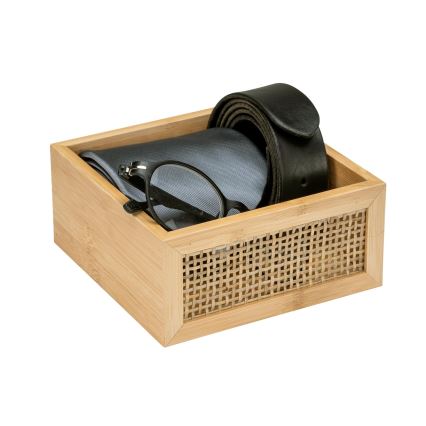 WENKO 25601100 - Vassoio per vasca da bagno ALLEGRE 15x7 cm, marrone