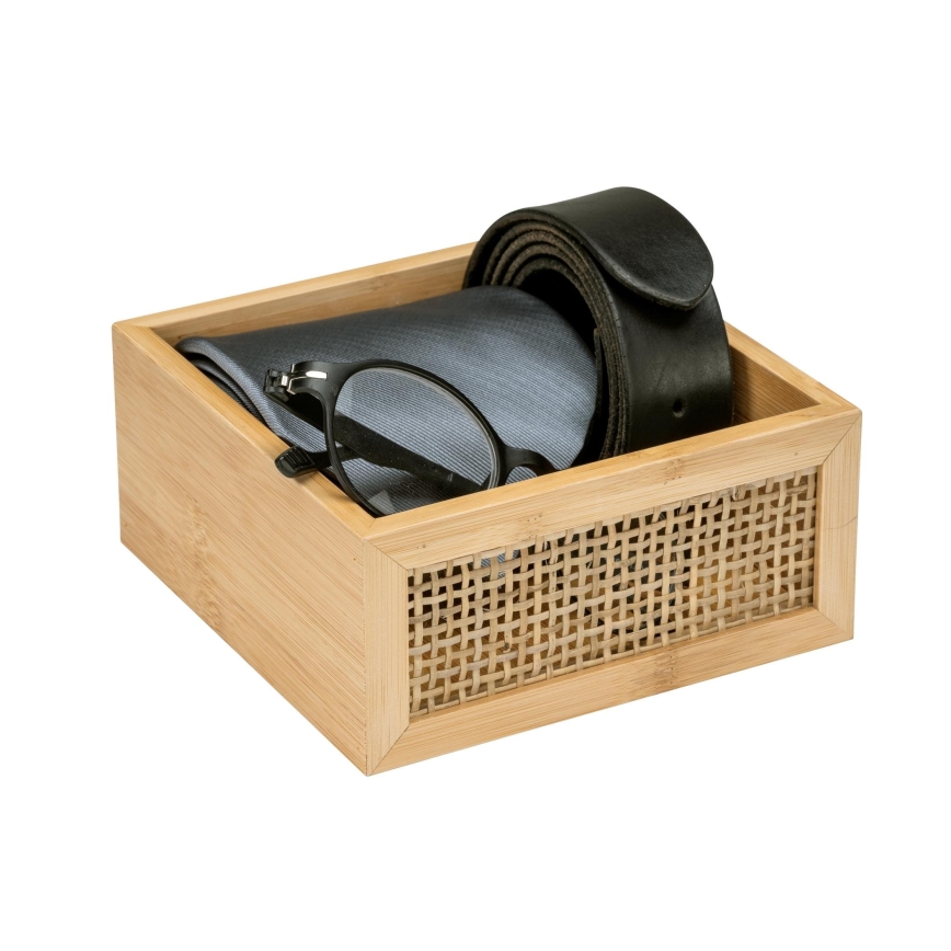 WENKO 25601100 - Vassoio per vasca da bagno ALLEGRE 15x7 cm, marrone