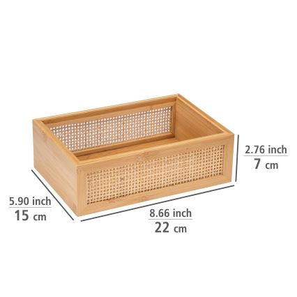 WENKO 25602100 - Vassoio per vasca ALLEGRE 22x15 cm marrone