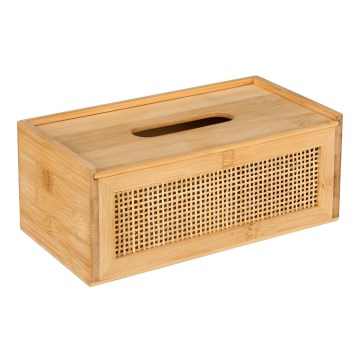 WENKO 25607100 - Dispenser per fazzoletti ALLEGRE 25x13 cm marrone