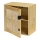 WENKO 25613100 - Mobiletto ALLEGRE 30x30 cm marrone