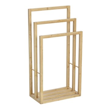 WENKO 25629100 - Portasciugamani BAMBUSA 42,5x82 cm marrone