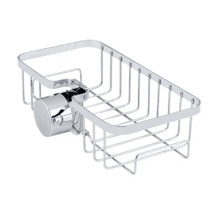 WENKO 25678100 - Cestino FLORESTA 24x14 cm argento