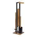WENKO 25784100 - Set WC RIVALTA 18x70 cm marrone/nero
