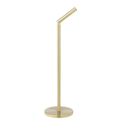 WENKO 25791100 - Porta rotolo per carta igienica 21x55 cm oro/argento
