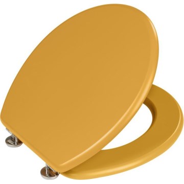 WENKO 25792100 - Sedile WC PRIMA 37x41 cm giallo/argento