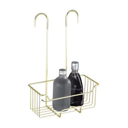WENKO 25937100 - Cestello doccia MILO 25x36 cm acciaio inox/dorato/trasparente