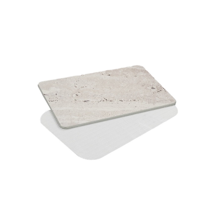 WENKO 25964100 - Tappetino PUNA 39x60 cm grigio