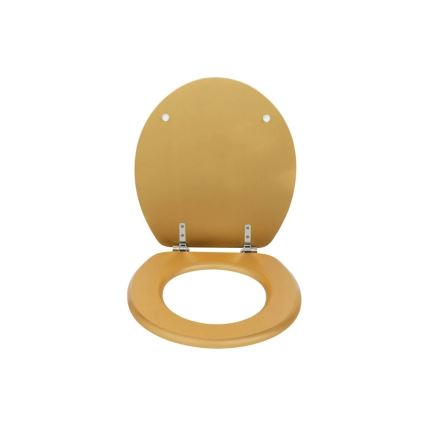 WENKO 26010100 - Sedile WC ALDENO 37x41 cm oro/argento