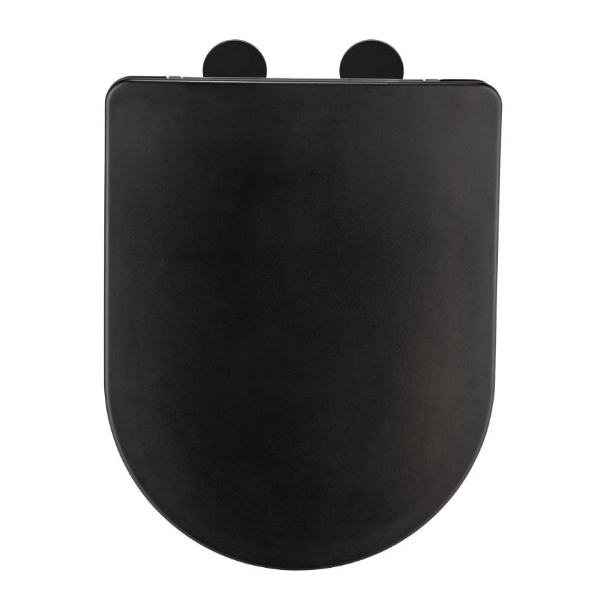 WENKO 26029100 - Sedile WC GALATI 46x36 cm nero