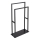 WENKO 26056100 - Portasciugamani a piantana RIVALTA 46x80 cm acciaio inox/nero