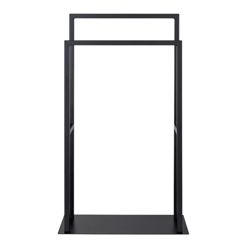 WENKO 26056100 - Portasciugamani a piantana RIVALTA 46x80 cm acciaio inox/nero