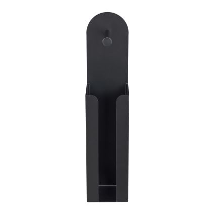 WENKO 26059100 - Porta rotoli AGIRA 12x54 cm nero
