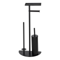 WENKO 26060100 - Set WC COSENZA 32,5x72 cm nero