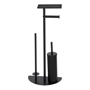 WENKO 26060100 - Set WC COSENZA 32,5x72 cm nero