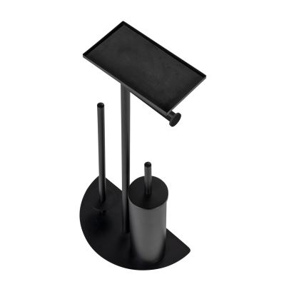 WENKO 26060100 - Set WC COSENZA 32,5x72 cm nero
